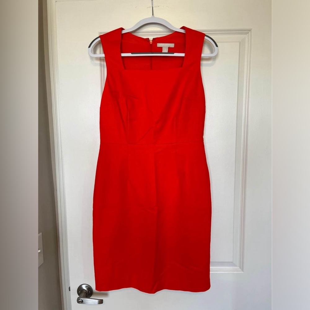 Orange Sheath Banana Republic Dress